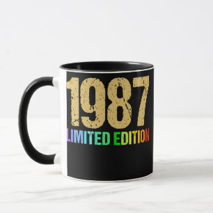35th Birthday Ladies Mens 35 Years 1987 Funny Tasse