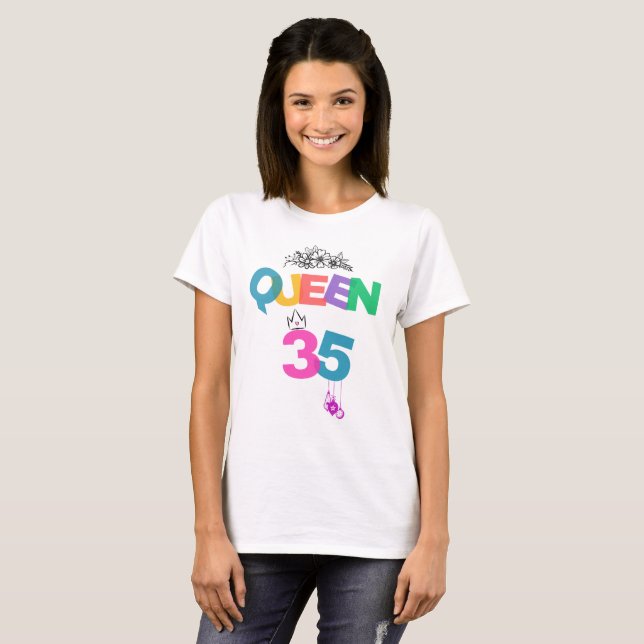 35th Birthday Queen Shirt (Vorne ganz)