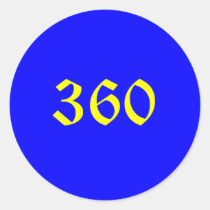 360 Aufkleber