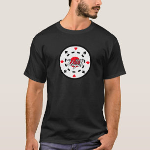 360 Vegas mittleres Chip-Logo T-Shirt