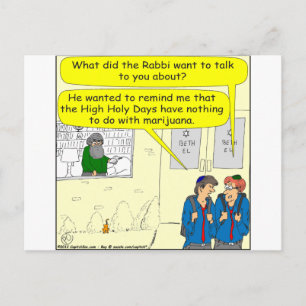 361 Cartoon an hohen heiligen Tagen Postkarte