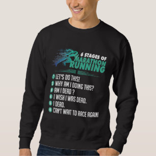 365 6 Bühnen Marathon Running T-Shirt Geschenk aus Sweatshirt