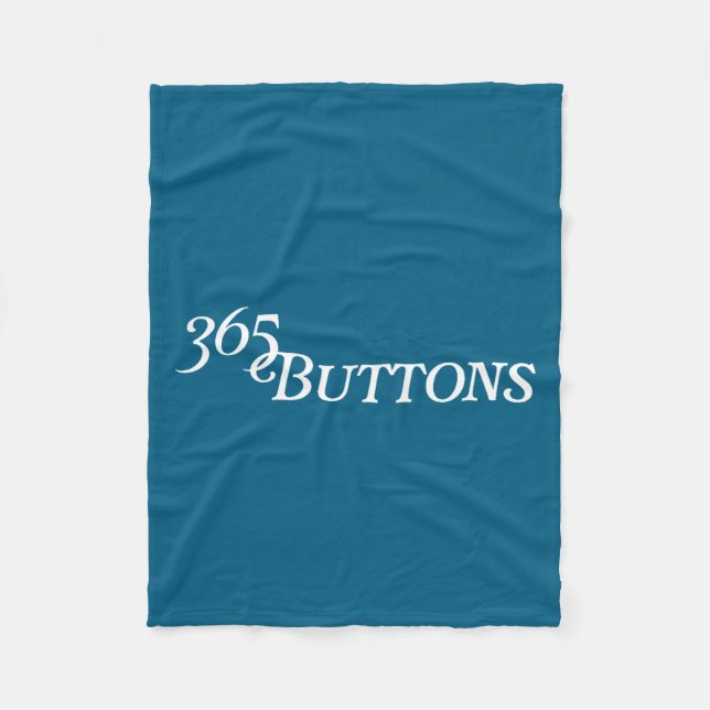 365 Buttons Gen Z Meme Illustration Fleecedecke (Vorderseite)