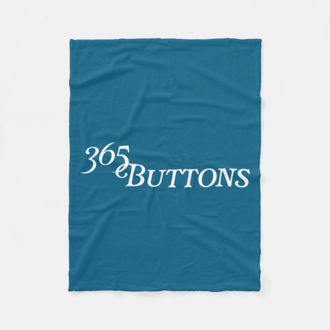 365 Buttons Gen Z Meme Illustration Fleecedecke (Vorderseite)