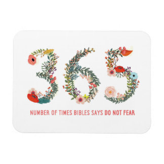 365 Mal, keine Angst, Blumengestalter Magnet