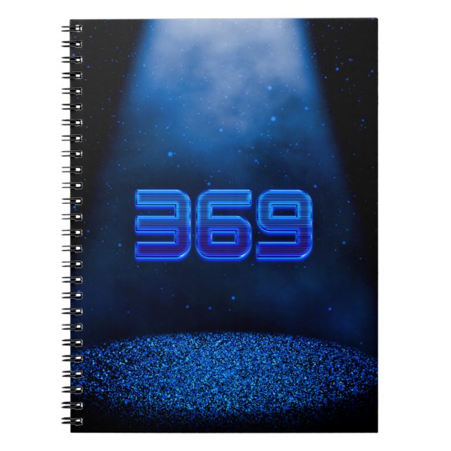 369 numerology angel number journal notebook notizblock (Vorderseite)