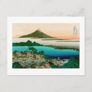 36 Ausblicke auf den Fuji, Hokusai Fine Vintag Postkarte