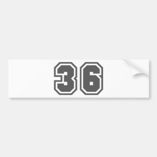 36 AUTOAUFKLEBER