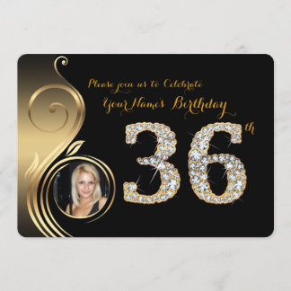 36., Einladung zum Geburtstag, Number Diamond, Fot