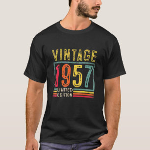 36. Geburtstag Mens 65 Jahre alt Vintag 1957 T-Shirt