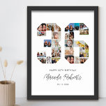 36. Geburtstag Nr. 36 Custom Foto Collage Poster<br><div class="desc">Feiern Sie den 36. Geburtstag mit diesem personalisierten 36 Foto Collage Poster. Dieses individuell gestaltbare Geschenk eignet sich auch für Hochzeitsfeiern. Es ist eine großartige Möglichkeit, wertvolle Erinnerungen aus Ihrer Hochzeit und Ihrem verheirateten Leben zu zeigen. Das Poster enthält eine Collage von Fotos, die diese besonderen Momente erfassen, und kann...</div>