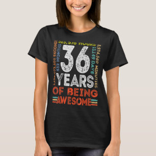 36. Geburtstag Toll 36 Jahre alt Vintage Retro 4 T-Shirt