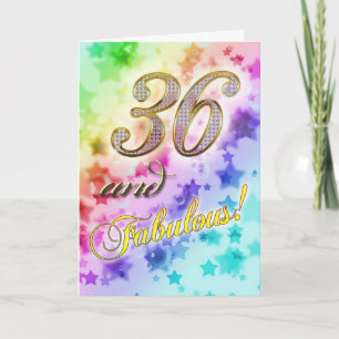 36. Geburtstags-Party Einladung