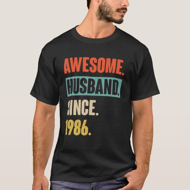 36 Hochzeit Jubiläum Geschenk Ihm - Phantastische  T-Shirt (Vorderseite)