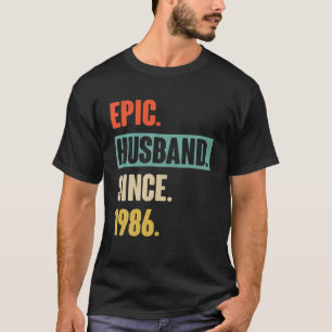 36. Hochzeitstipendium für seinen epischen Eheman T-Shirt