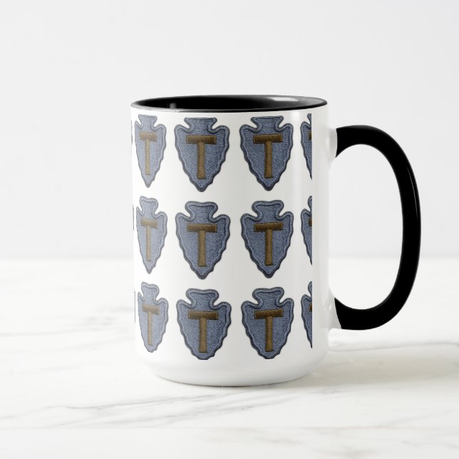 36. Infanteriedivision vets Patch frostige Tasse (Rechts)