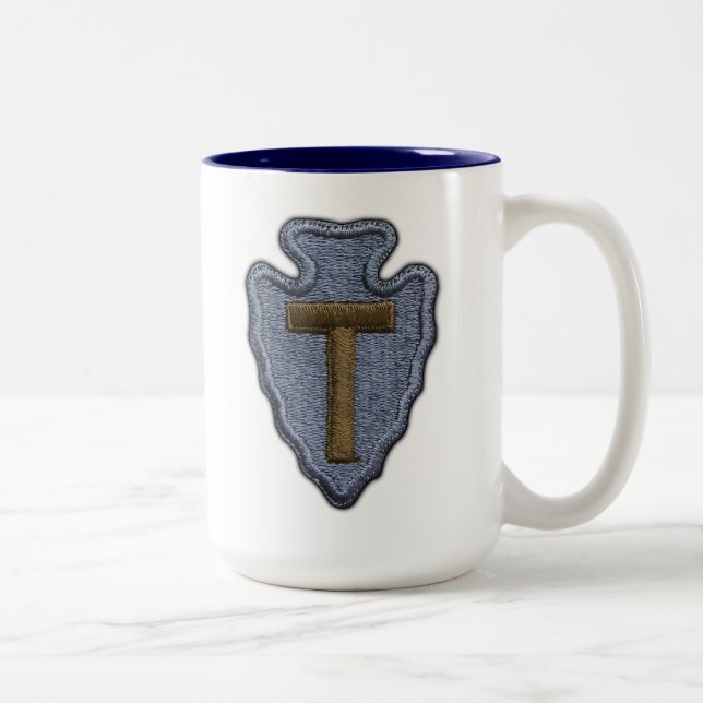 36. Infanteriedivisionveterane der Irak untersucht Zweifarbige Tasse (Rechts)