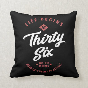36 Jahre alt Geburtstagsgeschenk Kissen