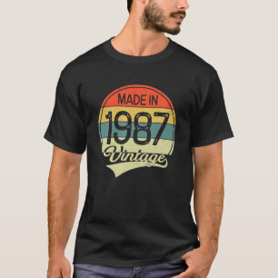 36 Jahre alt Vintag 1987 Gebildet 1987 36. T-Shirt