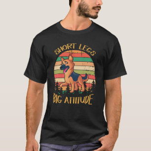 36 kurze Beine große Einstellung süßer Deutscher S T-Shirt