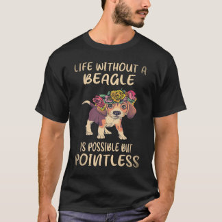 36 Leben ohne einen Beagle T-Shirt