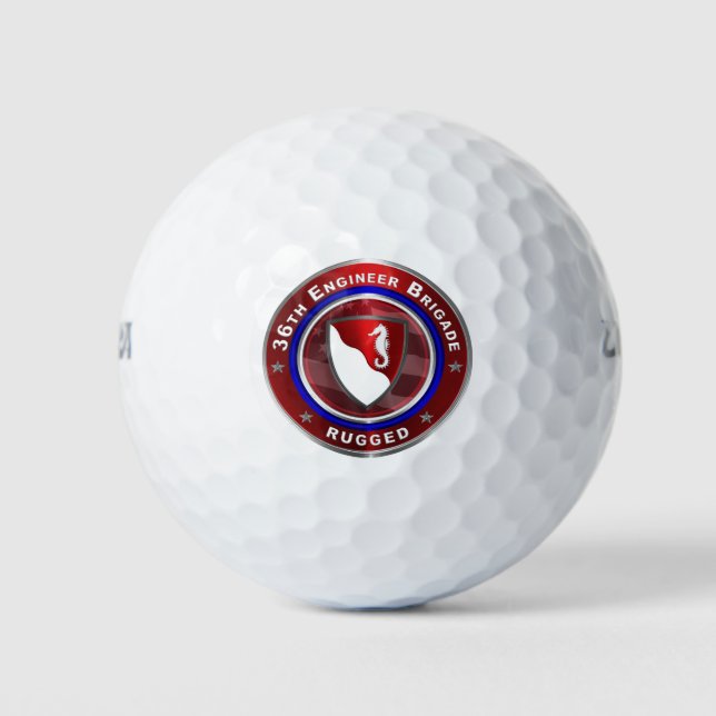 36. Pionierbrigade „Rugged“ Golfball (Vorderseite)