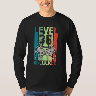 36. T-Shirt zum 36. Geburtstag des unverschlossene