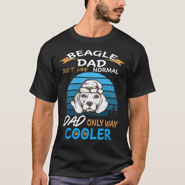 36 Vater Beagle Vater Cooler T-Shirt (Vorderseite)