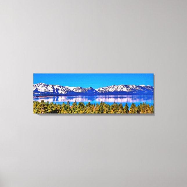 36 X 12 SCHÖNER LAKE TAHOE UMGEBENDER LEINWANDDRUC LEINWANDDRUCK (Vorderseite)