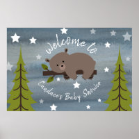 36" x 24" Baby-Showposter für Schlaftruhe