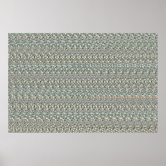 36" x 24" "Financial Vision" 3D Magic Eye® Poster (Vorne)