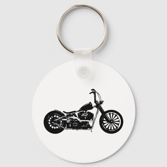 374 Chopper Bike Schlüsselanhänger (Vorderseite)