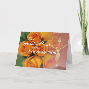 3764 Segen zum Priester auf neuer Aufgabe Karte