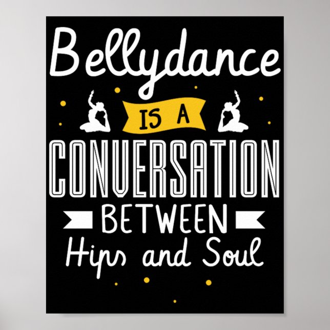 37.Bellydance ist eine Konturation zwischen Hüften Poster (Vorne)