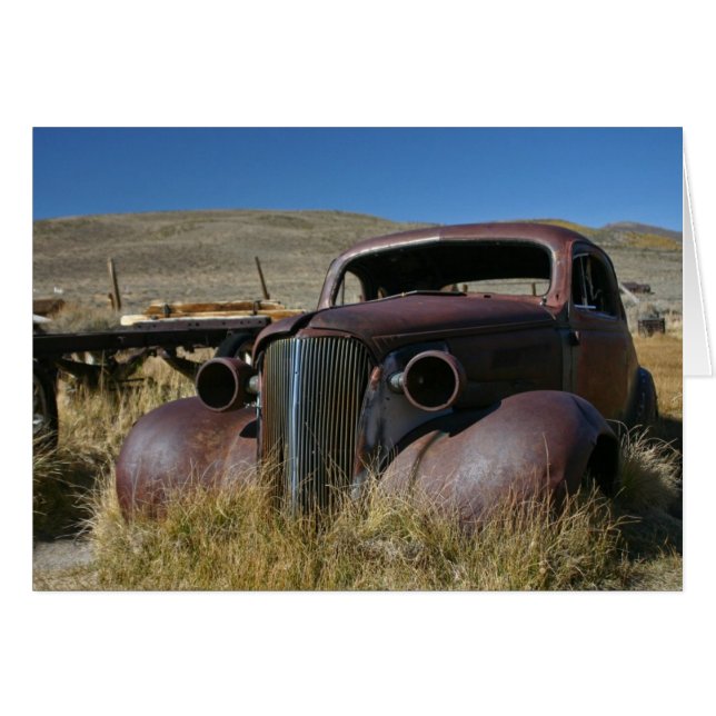 '37 Chevy in Bodie CA - Karte (Vorderseite (Horizontal))