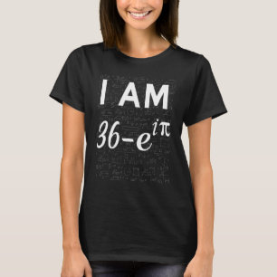 37. Geburtstag 37 Jahre alt Mathematik Geek Euler  T-Shirt