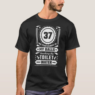 37. Geburtstag Naher zu meinen Ballen, die den Weg T-Shirt