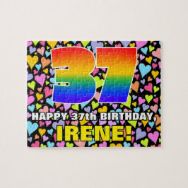 37. Geburtstag — Spaß, liebevolle Herzformen + "37 Puzzle