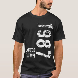 37. Geburtstagsgeschenk 1987 Limited Edition 37 Ja T-Shirt