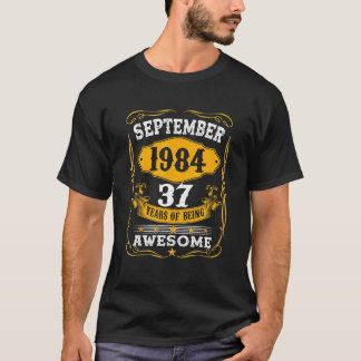 37. Geburtstagsgeschenk 37 Jahre alt Phantastisch T-Shirt