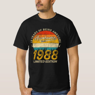 37 Jahre alt 1988 Retro Phantastisch 37. Geburtsta T-Shirt