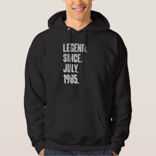 37 Jahre alt 37. Geburtstag seit Juli 1985 Hoodie
