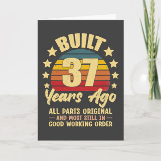 37 Jahre alt Alle Teile Original 37. Geburtstag Einladung