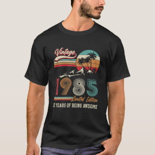 37 Jahre alte Geschenke Vintage 1985 Limitierte Au T-Shirt