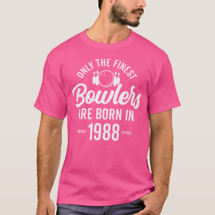 37-jähriger Bowler 1988 37. Geburtstag Bowling T-Shirt