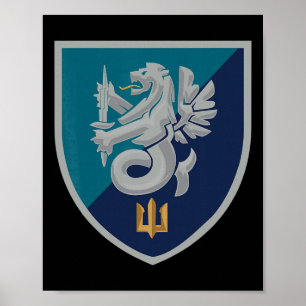 37. Marineinfanteriebrigade (Ukraine) Ukrainische  Poster