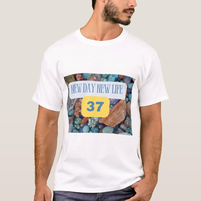 37 numerologisches Hemd T-Shirt (Vorderseite)