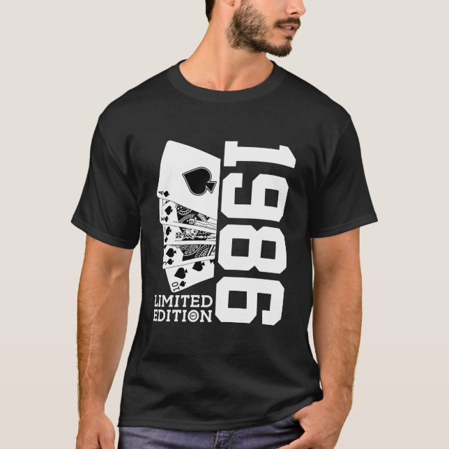 37. Poker 1986 T-Shirt (Vorderseite)