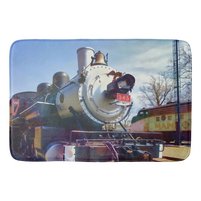 385 Dampflokomotive Badematte (Vorderseite)
