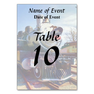 385 Dampflokomotive Tischnummer